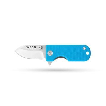 НІЖ WESN MICROBLADE (Титан + Блакитний G10) w-mb фото